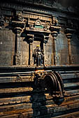 The great Chola temples of Tamil Nadu - The Swaminathan Temple of Swamimalai. The spout that drains the water used for bathing the deity. 